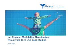 8th Proteins and Antibodies Congress April 2015