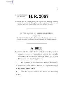 Bill HR2067