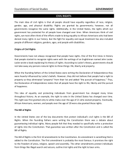 civil rights reading