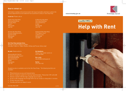 Help with Rent - Knowsley Council