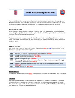 NFHS Interpreting Inversions