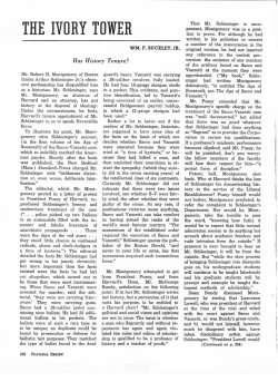 The Ivory Tower: Has History Tenure?