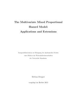 The Multivariate Mixed Proportional Hazard Model