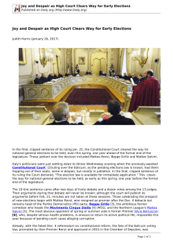 Joy and Despair as High Court Clears Way for Early Elections - i