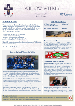Issue 4 - Nov 29th - Willow Park Junior School