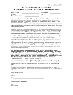 license and release for child`s artwork