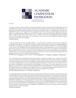 Round 02 - Chicago A - Collegiate Quiz Bowl Packet