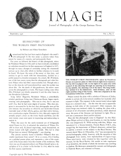re-discovery of the world`s first photograph - Luminous-Lint