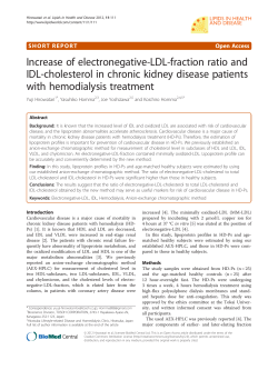 Increase of electronegative-LDL-fraction ratio and IDL
