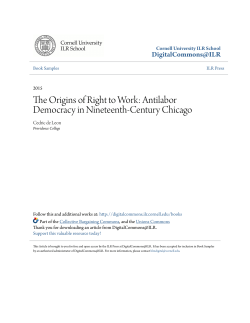 The Origins of Right to Work: Antilabor Democracy in Nineteenth