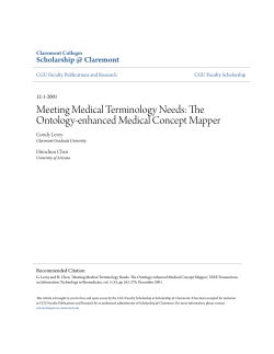 Meeting Medical Terminology Needs: The