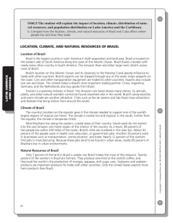 SS6G3 The student will explain the impact of location, climate