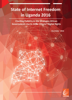 State Of Internet Freedom In Uganda 2016