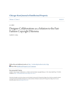 Designer Collaborations as a Solution to the Fast