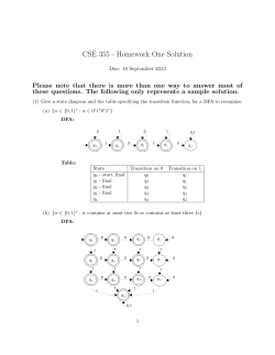 CSE 355 - Homework One Solution