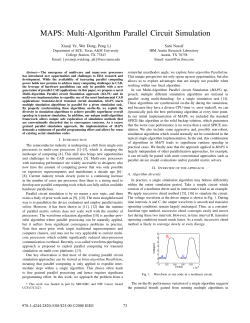 MAPS: Multi-algorithm Parallel Circuit Simulation