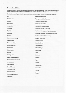 Third person limited Narrator