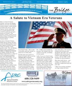 A Salute to Vietnam Era Veterans