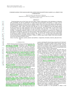 Understanding the Mass-Radius Relation for Sub