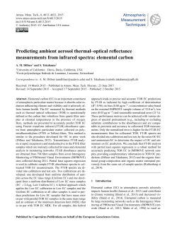 Predicting ambient aerosol thermal&ndash;optical reflectance