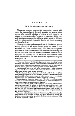 CHAPTER III. WHEN our ancestors came to this country, they