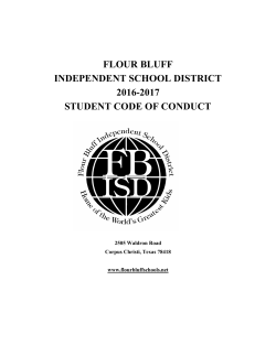 Code of Conduct - Flour Bluff ISD
