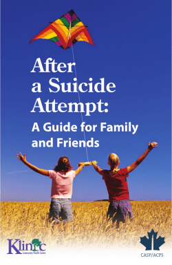 After a Suicide Attempt - Canadian Association for Suicide Prevention