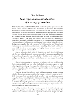 Tony Robinson &ndash; Four Days in June: the liberation of a teenage