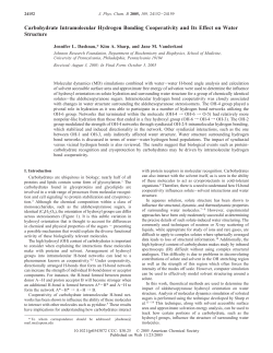 Carbohydrate Intramolecular Hydrogen Bonding Cooperativity and