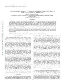 The Correlation between X-ray spectral slope and FeKalpha line