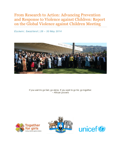From Research to Action: Advancing Prevention and