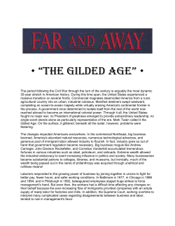 the gilded age - apush-xl