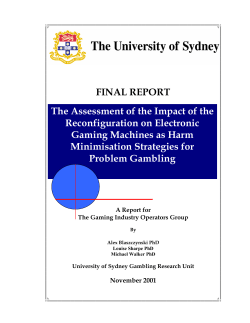 The assessment of the impact of the reconfiguration on