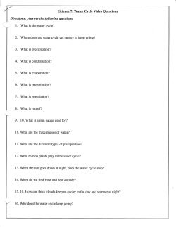 Directions: Answer the followins ouestions.