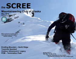 2010 May Scree - Mountaineering Club of Alaska