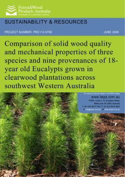 Comparison of solid wood quality and mechanical properties of