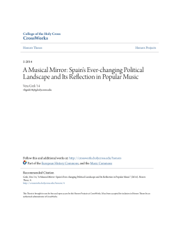 A Musical Mirror: Spain`s Ever-changing Political