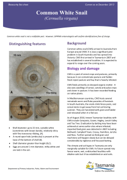 Common White Snail - Department of Primary Industries, Parks