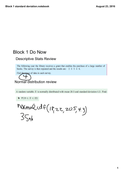 Block 1 standard deviation.notebook