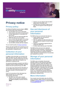 Fact Sheet: Privacy Notice