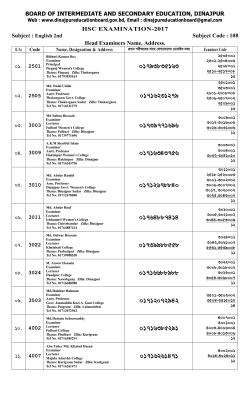 BOARD OF INTERMEDIATE AND SECONDARY EDUCATION