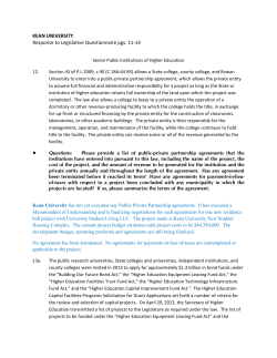 KEAN UNIVERSITY Response to Legislative Questionnaire pgs. 11