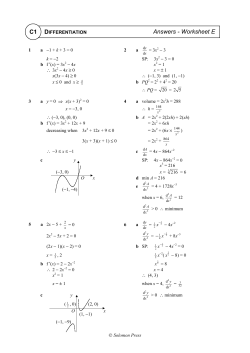 Answers - NLCS Maths Department