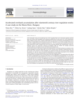 A case study on the Maros River, Hungary