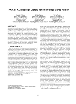 KCF.js: A Javascript Library for Knowledge