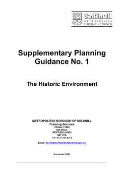 Historic Environment