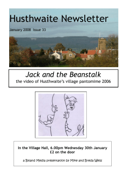 January 2008 Newsletter