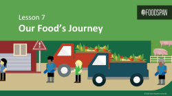 Can you name at least three reasons why foods are transported over