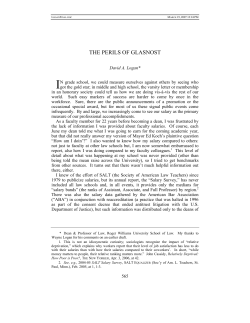 the perils of glasnost