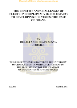 the benefits and challenges of electronic diplomacy